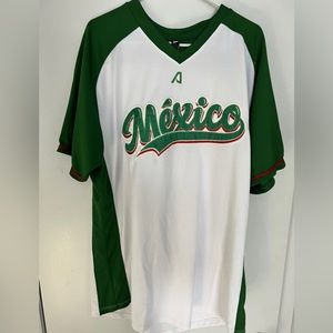 🔥Mexico Warm Up Top 2018 Caribbean World Series Guadalajara Ryan Kussmaul Worn